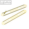 officio Heftstreifen, (L)104 x (B)14 mm, Metall, messing, 100 St?ck, 103
