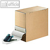 NESTLER Wellpappe, 30 cm x 70 m, einseitig, grau, 416 560