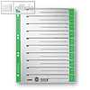 LEITZ Trennblätter DIN A4, Kraftkarton 230 g/m², grün, 100 Blatt, 1652-00-55