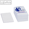 Kellnerblock, 7.5 x 14 cm, einseitig geleimt, 70 g/qm, 50 Blatt, wei?, 20 Bl?cke