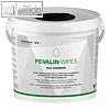 Handreinigungst?cher PEVALIN WIPES, kein Wasser n?tig, Dose mit 150 T?chern