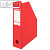 Stehsammler VIVIDA, DIN A4, (B)70 mm, Sichttasche, Karton foliert, rot, 56003