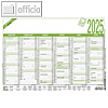 Arbeitstagekalender, DIN A4, je 6 Monate Vorder-/R?ckseite, Recyclingkarton