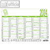 Tafelkalender DIN A5, 6 Monate/1 Seite, 21 x 14.8 cm, Recyclingkarton, 904-0700