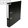 Exacompta Ordner Premium, DIN A4, R?cken 50 mm, PVC, schwarz, 10 St?ck, 53541E