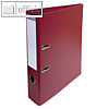 Exacompta Ordner Premium, DIN A4, R?cken 70 mm, PVC, bordeaux, 10 St?ck, 53704E