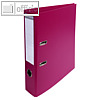 Exacompta Ordner Premium, DIN A4, R?cken 70 mm, PVC, fuchsia, 10 St?ck, 53747E