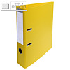Exacompta Ordner Premium, DIN A4, R?cken 70 mm, PVC, gelb, 10 St?ck, 53749E