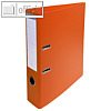 Exacompta Ordner Premium, DIN A4, R?cken 70 mm, PVC, orange, 10 St?ck, 53744E
