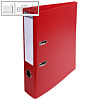 Exacompta Ordner Premium, DIN A4, R?cken 70 mm, PVC, rot, 10 St?ck, 53745E