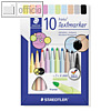 STAEDTLER Textmarker triplus, Strichst?rke 1 - 4 mm, sortiert, 10er Set, 362 C10