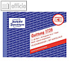 Formularbuch "Quittung mit MwSt.", DIN A6, SD, 2x 40 Blatt, 5 St?ck, 1735-5