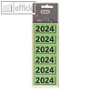 Inhaltsschild "2024", selbstklebend, (B)57 x (H)25 mm, gr?n, 120 St?ck