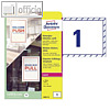 Hinterglas-Etiketten, 210 x 148 mm, abl?sbar, wei?, 10 St?ck, L9002-10
