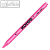 KORES Textmarker-Pen, Keilspitze: 0.5 - 3.5 mm, pink, TM36202