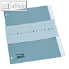 officio Blankoregister für DIN A4, 5 Einsteck-Taben, Kunststoff, grau, 620162