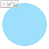 Moderationskarten helle Farben, Kreis (?)140 mm, Papier 140g/m?, blau, 100 Bl.
