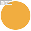 Moderationskarten helle Farben, Kreis (?)140 mm, Papier 140g/m?, orange, 100 Bl.
