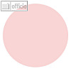 Moderationskarten helle Farben, Kreis (?)180mm, Papier 140g/m?, rosa, 100Bl.