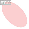 Moderationskarten helle Farben, Oval 180 x 110 mm, Papier 140g/m?, rosa, 100Bl.