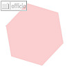 Moderationskarten helle Farben, Wabe, Papier 140 g/m?, rosa, 100 Bl., M18120.2