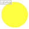 Moderationskarten Intensivfarben, Kreis ? 90 mm Papier 140g/m? gelb, 100 St.