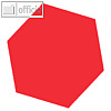 Moderationskarten Intensivfarben, Wabe, 90 x 90 mm, 140g/m?, rot, 100 Blatt