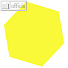 Moderationskarten Intensivfarben, Wabe, 90 x 90 mm, 140g/m?, gelb, 100 Blatt