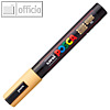 POSCA Pigmentmarker PC-5M, Rundspitze 1.8 - 2.5 mm, apricot, PC-5M AB