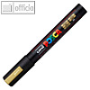 POSCA Pigmentmarker PC-5M, Rundspitze 1.8 - 2.5 mm, gold, PC-5M OR