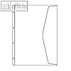Dokumentenh?llen DIN A4+, seitliche Klappe, PVC, 130 my, genarbt, 5 St?ck