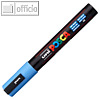 POSCA Pigmentmarker PC-5M, Rundspitze 1.8 - 2.5 mm, himmelblau, PC-5M BCI