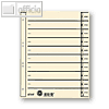 LEITZ Trennblätter DIN A4, chamois, 100 Blatt, 16570011