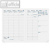 Quo Vadis TOUR Terminkalender-Einlage - 9 x 12.5 cm - 1 Woche/2 Seiten, 3003Q