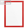 Aushangtasche Inforahmen, DIN A4, selbstklebend, PP, rot, 2er Set, 1131906