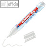 Edding Glasboardmarker 95, Rundspitze 1.5 - 3 mm, wei?, 4-95049