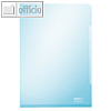 Sichth?lle SUPER PREMIUM A4, 150my, PVC, blau klar, geklebte Unterseite, 10 St.
