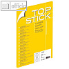 TOP STICK CD-Etiketten Maxi, (Ø)117 mm, weiß, 200 Stück, 8656