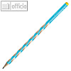 STABILO Bleistift EASYgraph "S" f?r Linksh?nder, H?rtegrad: HB, blau,325/02-HB-6