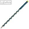 STABILO Bleistift EASYgraph "S" f?r Linksh?nder, H?rtegrad: HB, petrol, 325/HB-6
