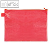 Rei?verschlusstasche A4, 320 x 235 mm, wasserabw., 260my, EVA/PVC frei, rot, 10 