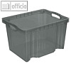 keeeper Drehstapelbox franz, 13.5 l, 350 x 270 x 210 mm, grau, 1027282700000