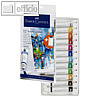 Faber-Castell Acrylfarbe in der Tube, 12x 20 ml Tuben, 379212