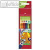 Faber Castell Dreikant Buntstifte Jumbo 6er Etui