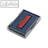 Trodat Ersatzstempelkissen f?r Stempel 4850, blau/rot, 76553