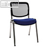 Topstar Besucherstuhl NetPointVisit, Stapelbar, blau/schwarz, 4 St?ck, NZ900G26