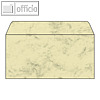 Sigel Marmor-Briefumschlag DL m. Innendruck, 90g/m? nasskl., beige, 50 St.,DP074