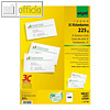 Sigel PC-Visitenkarten 3C, 85 x 55 mm, 225 g/m?, hochwei?, 400 St?ck, LP796