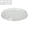 Deckel f?r Suppenbecher, rund, (?)9.8 x (H)1 cm, PP, transparent, 500 St?ck