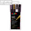 Posca Pigmentmarker Pc 3m 4er Set